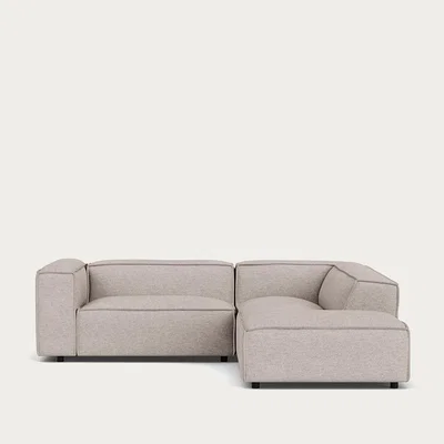 Bombinate.com Polvere Beige Dunbar Corner Sofa Longchair Right