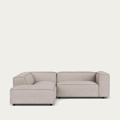 Bombinate.com Polvere Beige Dunbar Corner Sofa Longchair Left