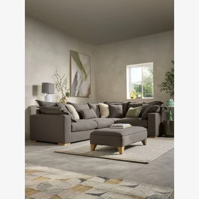 Cox and Cox Nordby Corner Sofa - Right Hand Facing - Eau De Nil