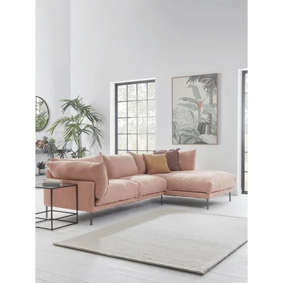 Cox and Cox NEW Odette Chaise Sofa