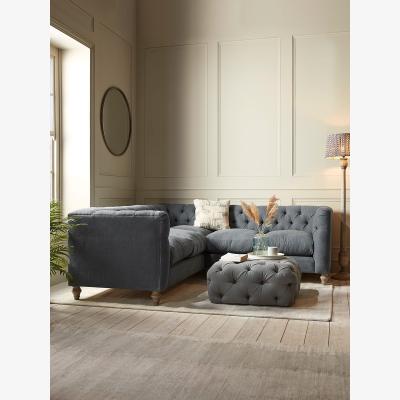Cox and Cox Sarnia Corner Sofa – Natural Boucle
