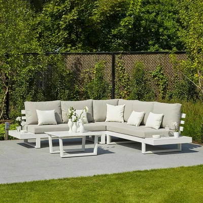 Cuckooland Norfolk Leisure Ibiza Corner Sofa Set - Lava