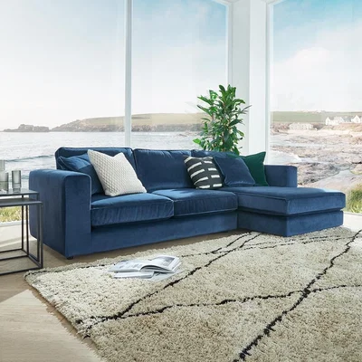 Cuckooland Nimbus Modular 3 Seater Right Chaise Sofa - Bouclé Granite