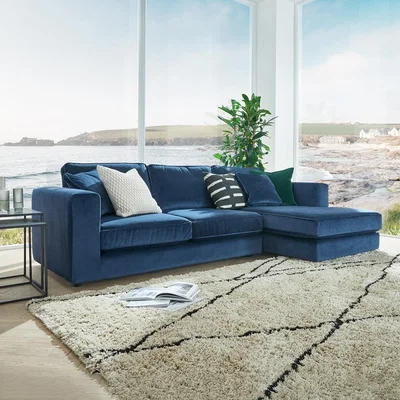 Cuckooland Nimbus Modular 3 Seater Right Chaise Sofa - Bouclé Ivory