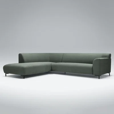 Cuckooland Lovi Furniture Salsa Natural Cotton Chaise Longue Sofa - Left