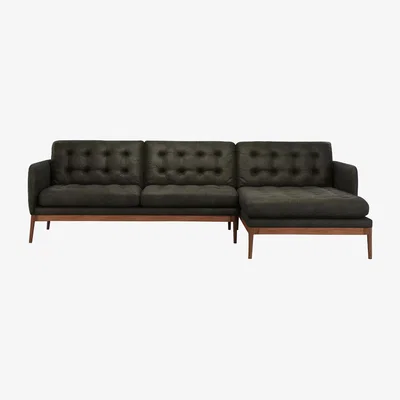 The Conran Shop Elgin Button Corner Sofa Right Facing