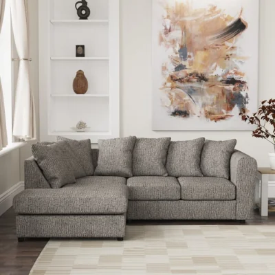 Dunelm Blake Multi Weave Corner Chaise Sofa