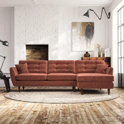 Dunelm Anders 4 Seater Corner Chaise Sofa