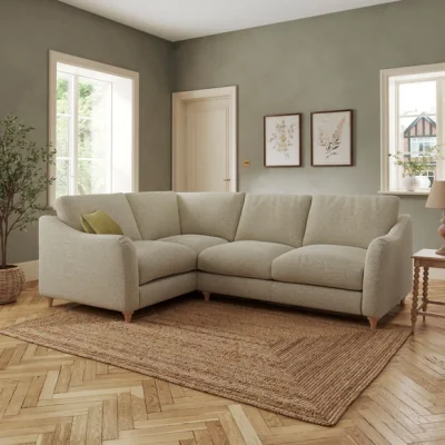 Dunelm Hattie Basket Weave Corner Sofa