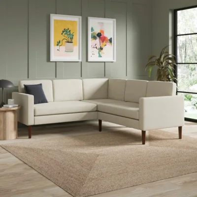 Dunelm Jacob Luna Fabric Large Corner Sofa