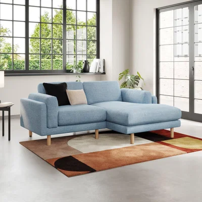 Dunelm Newton Chunky Tonal Weave Corner Chaise