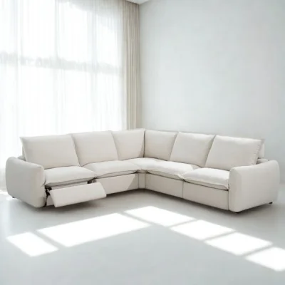 Dunelm Lusso Power Recliner Corner Sofa