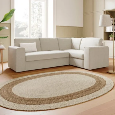 Dunelm Abel Vintage Soft Chenille Corner Sofa