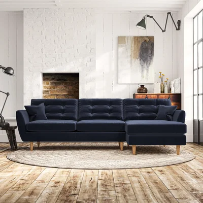 Dunelm Anders 4 Seater Corner Chaise Sofa
