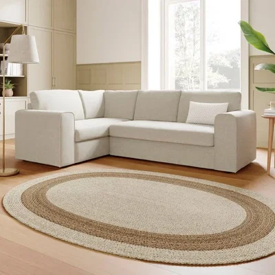 Dunelm Abel Vintage Soft Chenille Corner Sofa