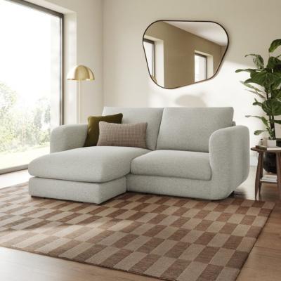 Dunelm Luca Soft Chenille Reversible Corner Chaise Sofa