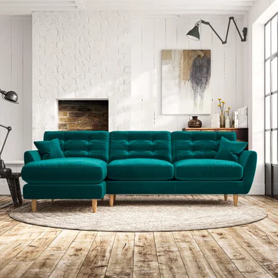 Dunelm Anders 4 Seater Corner Chaise Sofa