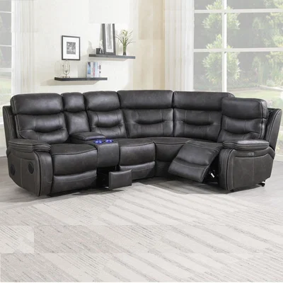 Dunelm Image Furnishings Noah Tech Corner Recliner Sofa