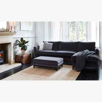 Darlings of Chelsea Darwin Chaise Sofa - Right