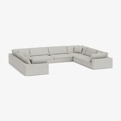 Darlings of Chelsea Feather Extra Deep  U Shape Sofa