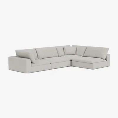 Darlings of Chelsea Feather Extra Deep Corner Sofa