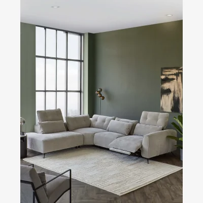 Danetti Arianna Light Grey Corner Chaise (Left Hand)