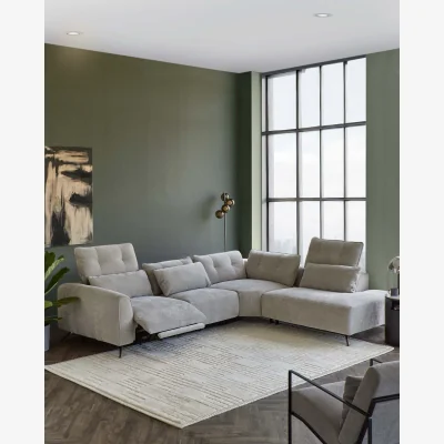 Danetti Arianna Light Grey Corner Chaise (Right Hand)