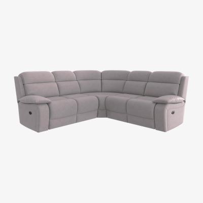Furniture Village Moreno SD Ultra Soft Fabric Power Recliner Sofa - Only One Left! - Grey