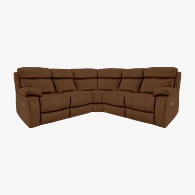 Furniture Village Moreno SD Leather Manual Recliner Corner Sofa