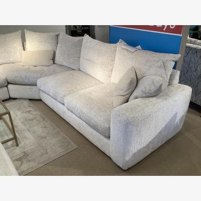 Furniture Village Pandora Large Corner Sofa, Snuggler and Footstool