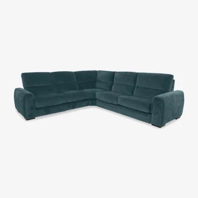 Furniture Village Flex Fabric Large Corner Sofa - Peacock