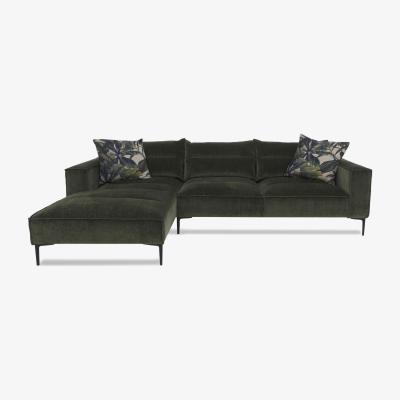 Furniture Village Alexander and James - Boutique Jade Fabric Left Hand Facing Chaise End Sofa - Berlin Fern