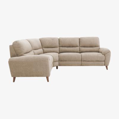 Furniture Village Silverstone Compact Fabric Power Recliner Corner Sofa - Beige