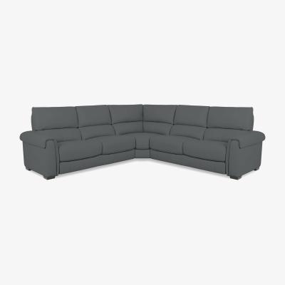 Furniture Village Nixon Fabric Large Corner Sofa - R20 Pewter