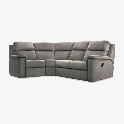 Furniture Village G Plan - Thornbury Fabric Manual Recliner Left Hand Facing Corner Sofa - Mirage Slate