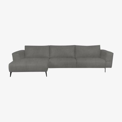 Furniture Village Domicil - Lawson Fabric Left Hand Facing Chaise End Sofa - Silver Grey