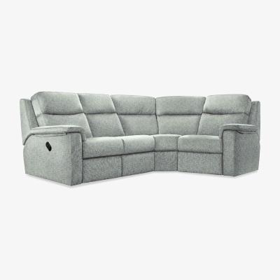 Furniture Village G Plan - Thornbury Fabric Manual Recliner Right Hand Facing Corner Sofa - Remco Duck Egg