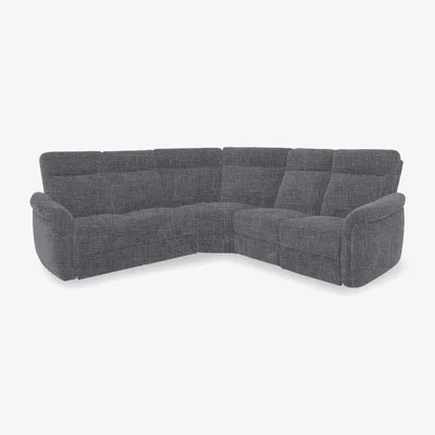 Furniture Village Dublin Fabric Large Corner Sofa - Halifax Gunmetal