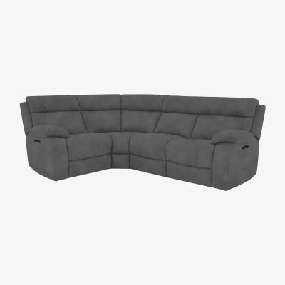 Furniture Village Moreno Small Fabric Left Hand Facing Corner Sofa - Graphite