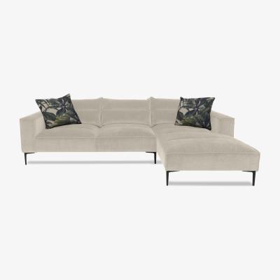 Furniture Village Alexander and James - Boutique Jade Fabric Right Hand Facing Chaise End Sofa - Berlin Silk