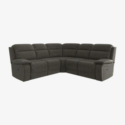 Furniture Village Moreno Fabric Corner Sofa - R16 Charcoal