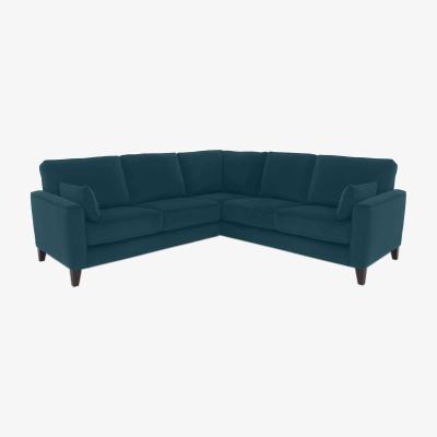 Furniture Village Brondby Large Fabric Corner Sofa - Lake Green