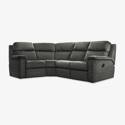 Furniture Village G Plan - Thornbury Fabric Manual Recliner Left Hand Facing Corner Sofa - Victoria Slate