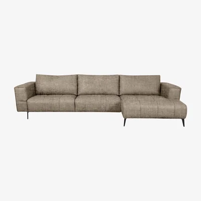 Furniture Village Domicil - Lawson Fabric Right Hand Facing Chaise End Sofa - Sand