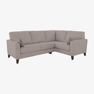 Furniture Village Brondby Small Fabric Right Hand Facing Corner Sofa - Silver