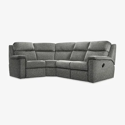 Furniture Village G Plan - Thornbury Fabric Manual Recliner Left Hand Facing Corner Sofa - Remco Slate