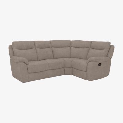 Furniture Village Snug Compact Fabric Power Recliner Corner Sofa