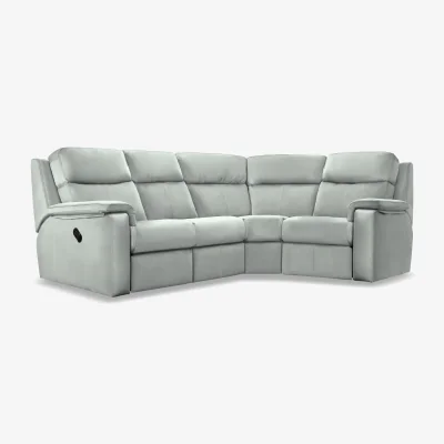 Furniture Village G Plan - Thornbury Leather Manual Recliner Left Hand Facing Corner Sofa - Cambridge Cloud