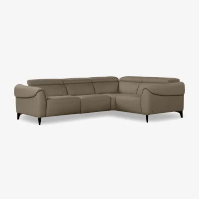 Furniture Village Nicoletti - Nicole Small Leather Corner Sofa