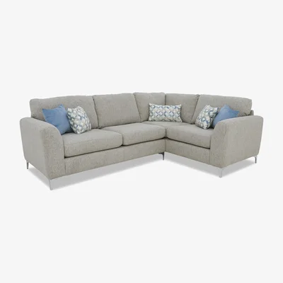 Furniture Village Pippa Fabric Small Right Hand Facing Corner Sofa - Dijon Sea Ch Ft